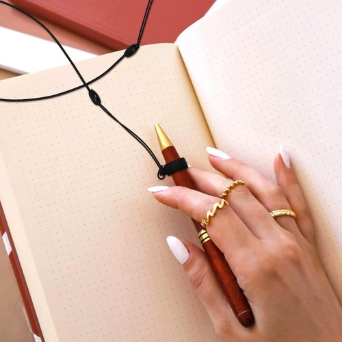 4 Count Lanyard Stylus Spring Rope Signature Pen Anti-lost Elastic Bungee Cord - 第 11/12 張圖片