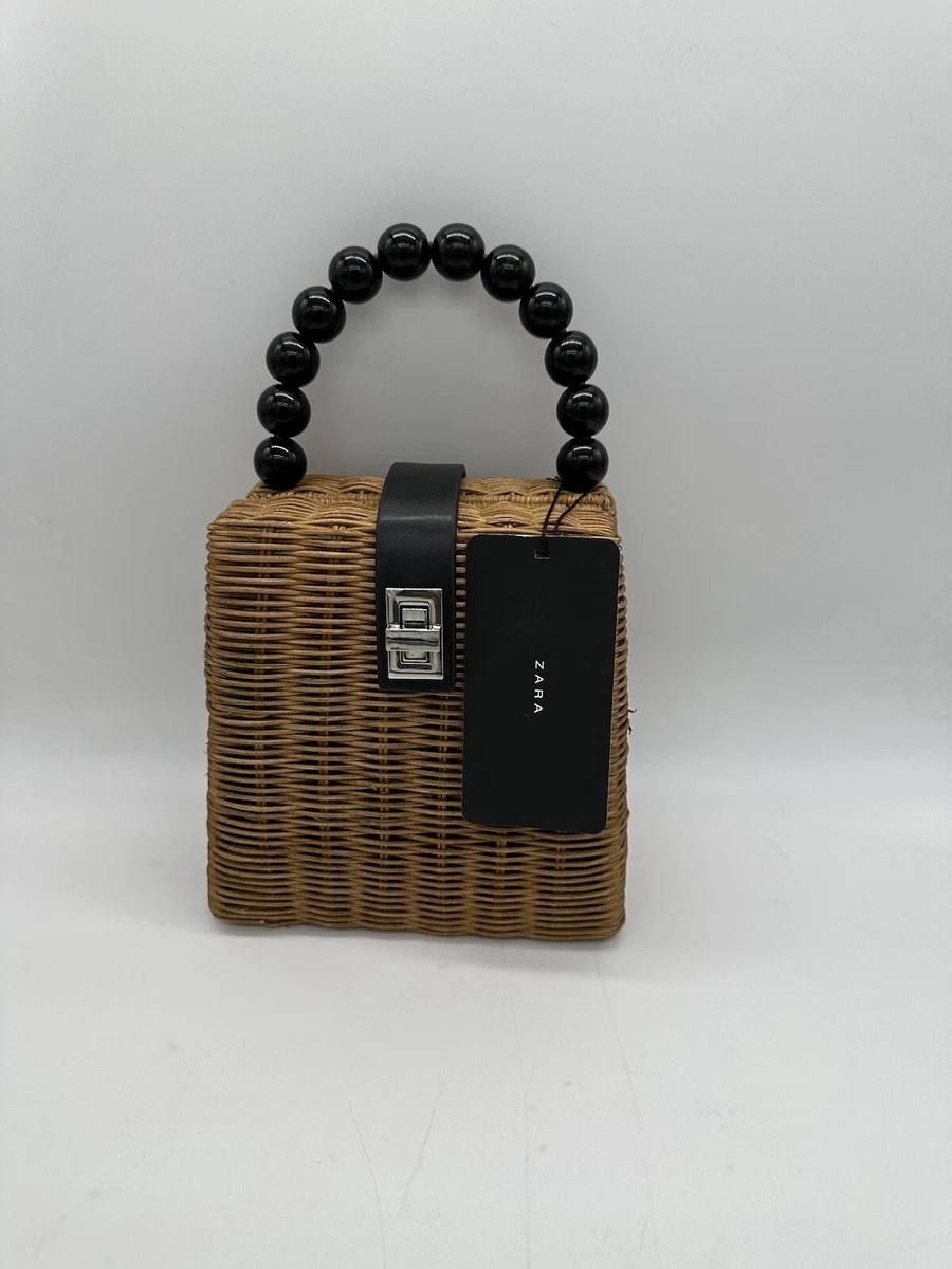 Bamboo shop bag zara