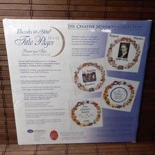 Creative Memories 12x12 Thanks To You Title Pages 2 Sheets RCM-12BL