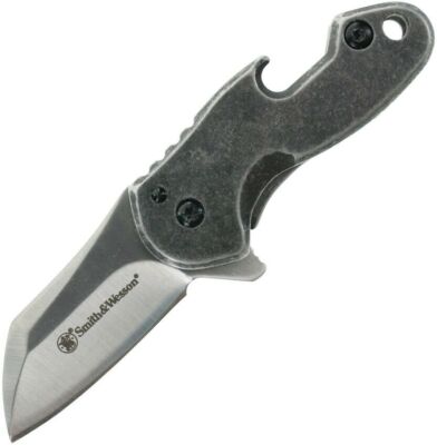 Smith & Wesson DRIVE Framelock Mini Messer Schlüsselanhänger Flaschenöffner