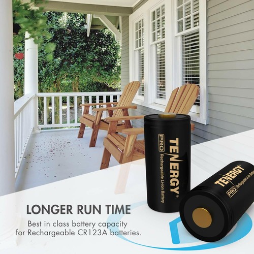 Tenergy PREMIUM Arlo Camera Rechargeable RCR123A Li-ion Battery & Charger LOT - Picture 6 of 22