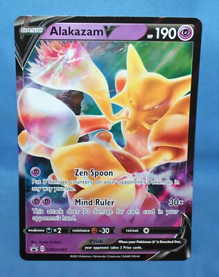 Pokémon Alakazam V Jumbo Card | eBay