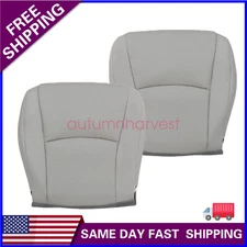 2008-2013 For Toyota Highlander Driver Passenger Bottom Leather Seat Cover Gray
