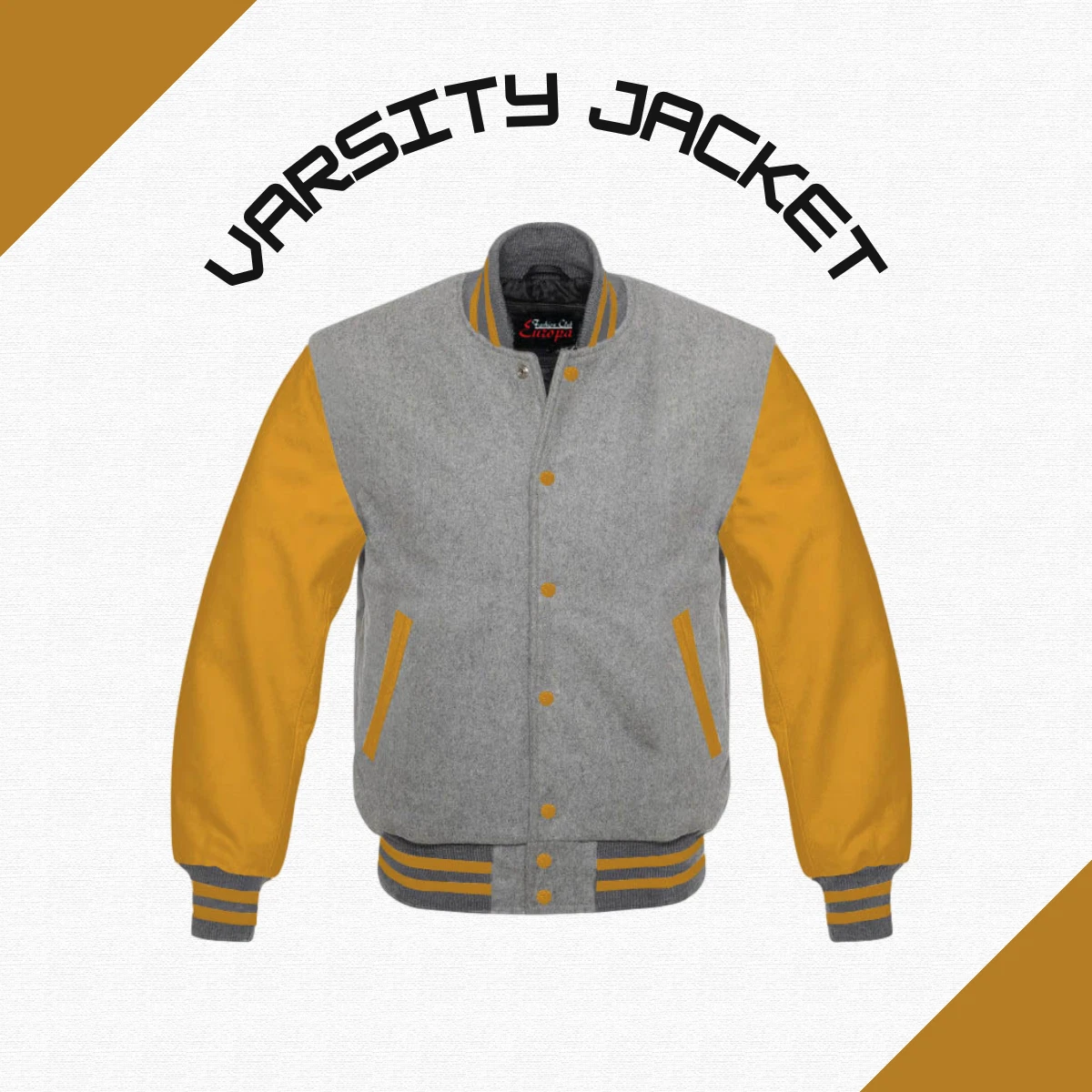 Men's Varsity Letterman Wool Quality Bomber Jacket Wool & Real Leather Sleeves
