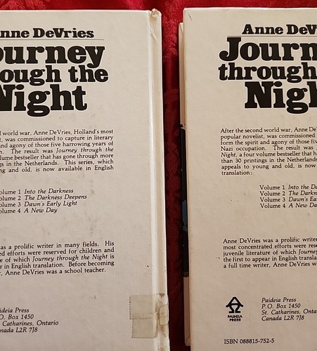 Journey Through the Night 4 Band Set von Anne DeVries Hardcover komplett 1978 - Bild 9 von 17