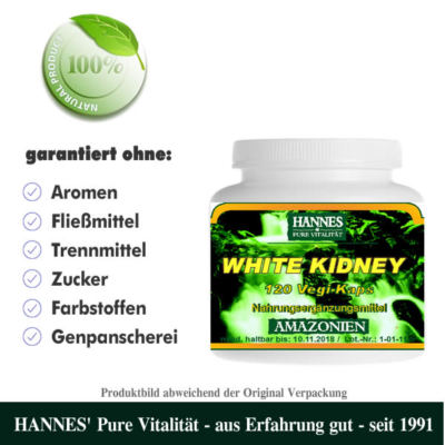 White Kidney Bean 360 Vegi-Kaps - 2 plus 1-Gratis-Aktion von HANNES'