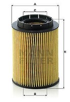 Hu 932/6 N MANN-FILTER ÖLfilter FüR Audi, Ford, Jeep, Mercedes, Porsche, Vw