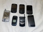 Vintage BlackBerry | Lot: 7 | Multiple Models | Parts Or Accessories (Untested)