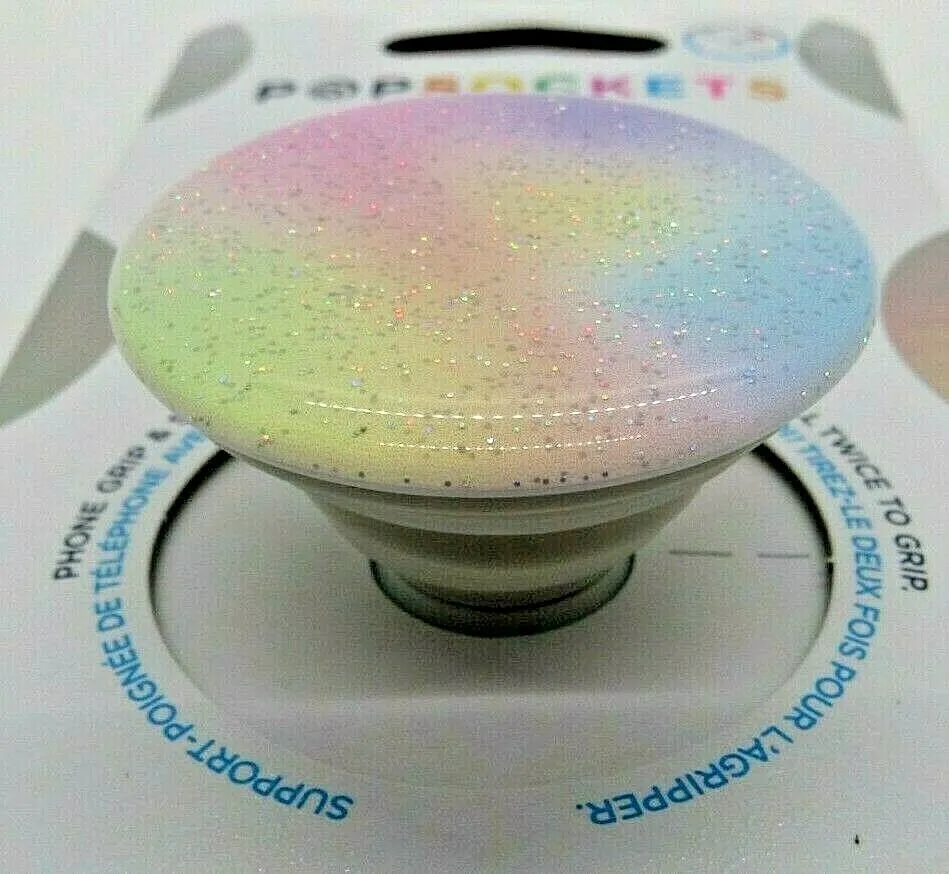 Popsockets - Popgrips Swappable Premium Device Stand And Grip - Glitter Nebula