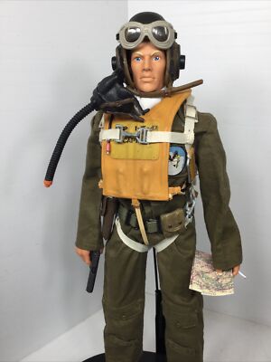 1/6 GI JOE CUSTOM US 9TH AIR FORCE FIGHTER PILOT WW2 PARACHUTE P