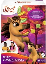 Mattel Spirit Untamed Stackin’ Apples Kids Game, Treat-Stacking Challenge 
