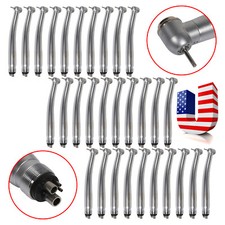 30pcs SANDENT NSK Style Dental High Speed Handpiece Push Button Standard 4 Hole