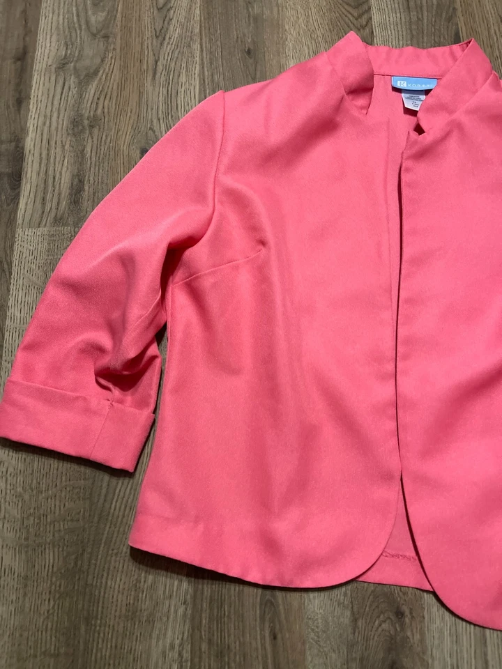 Koret Jacket, Women's Size 12, Pink, Blazer, Long Sleeve - Image 3 of 4