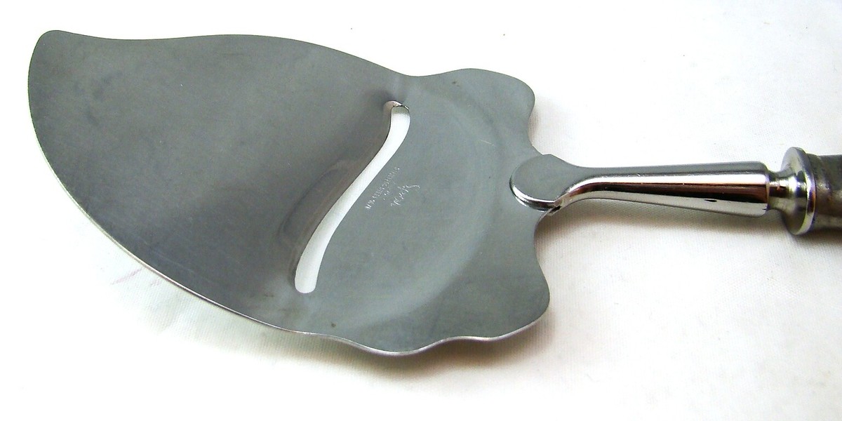 HS Kongetinn Pewter Bergen Norway Souvenir Cheese Slicer/Knife | eBay