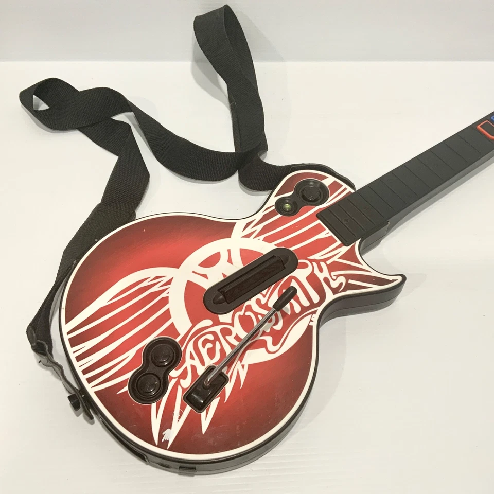 RedOctane Aerosmith Wireless Guitar Controller For Xbox 360 - Tested & Working - Image 2 of 4