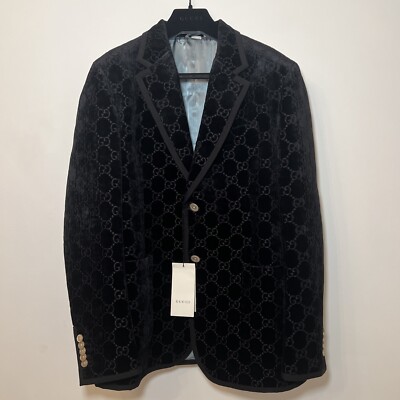 Gucci Men’s GG Velvet Jacket Blazer Brand new with tags UK only  UK