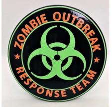 Zombie Outbreak Aluminum Trailer Hitch Cover Fits 2 Receivers