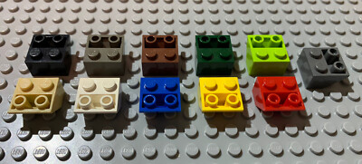 LEGO Parts 3660 (6pcs) Slope, Inverted 45 2x2 Choose Color