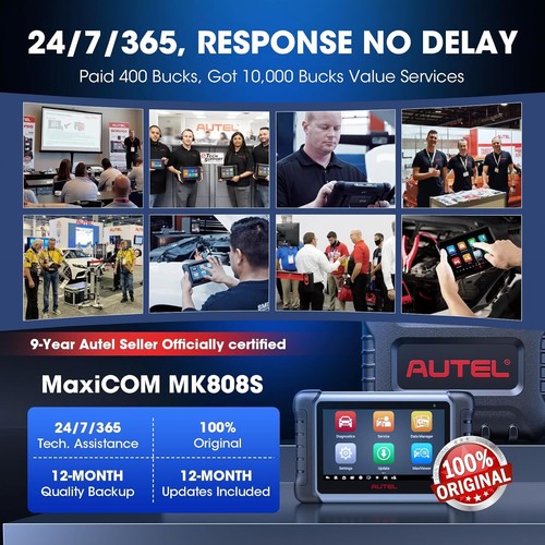 Autel MaxiCOM MK808S Pro KFZ Diagnosegerät Auto OBD2 Scanner ALLE SYSTEM EPB - Bild 10 von 15