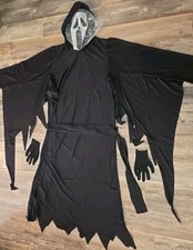 Ghostface Costume Scream Aldult, Sz: X-L, Hooded Robe, Mask, Gloves Belt