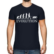 Doberman Pinscher Evolution Of Uomo T-Shirt Maglia Cane Regalo Walker Passeggio