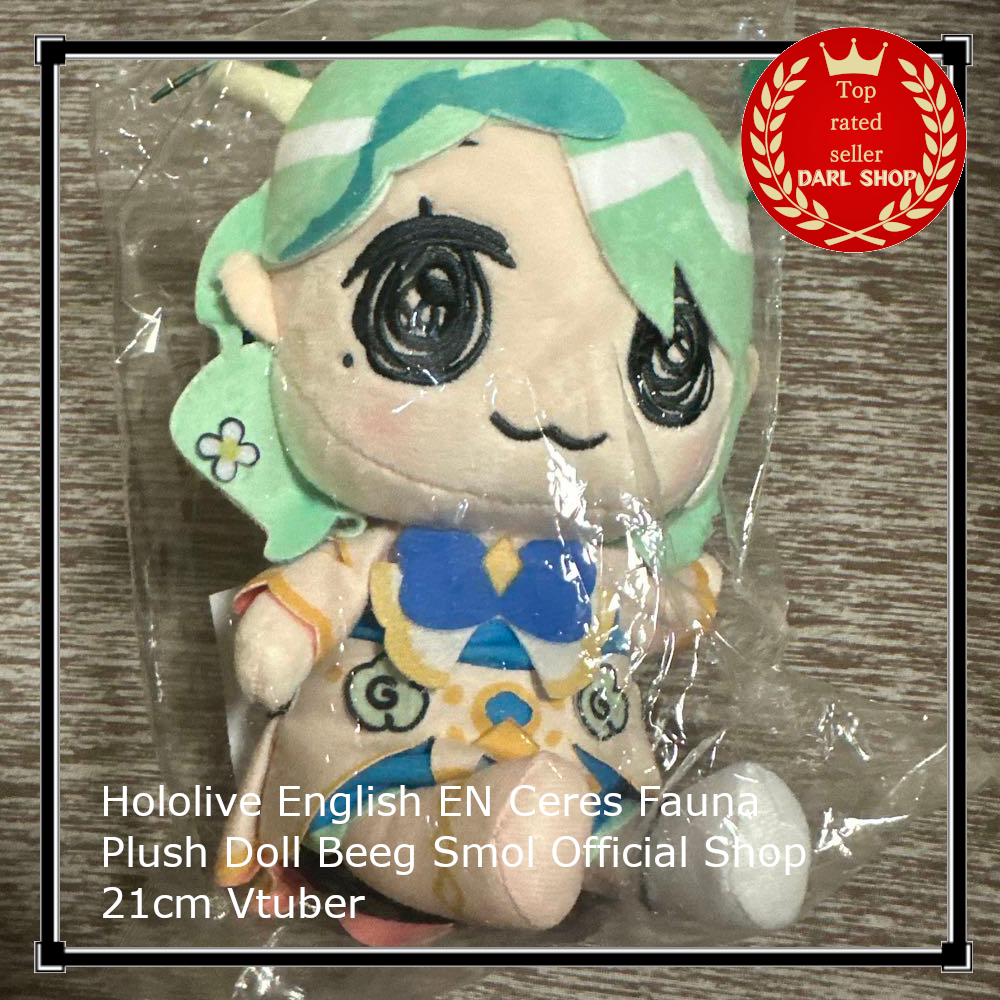 Hololive English EN Ceres Fauna Plush Doll Beeg Smol Official Shop