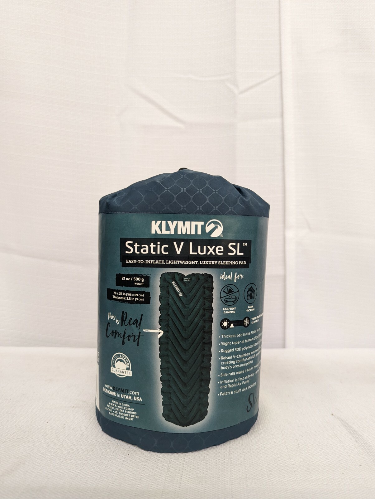 Klymit Static V Luxe Sl Outdoor Camping Sleeping Pad 78x27 In Ebay