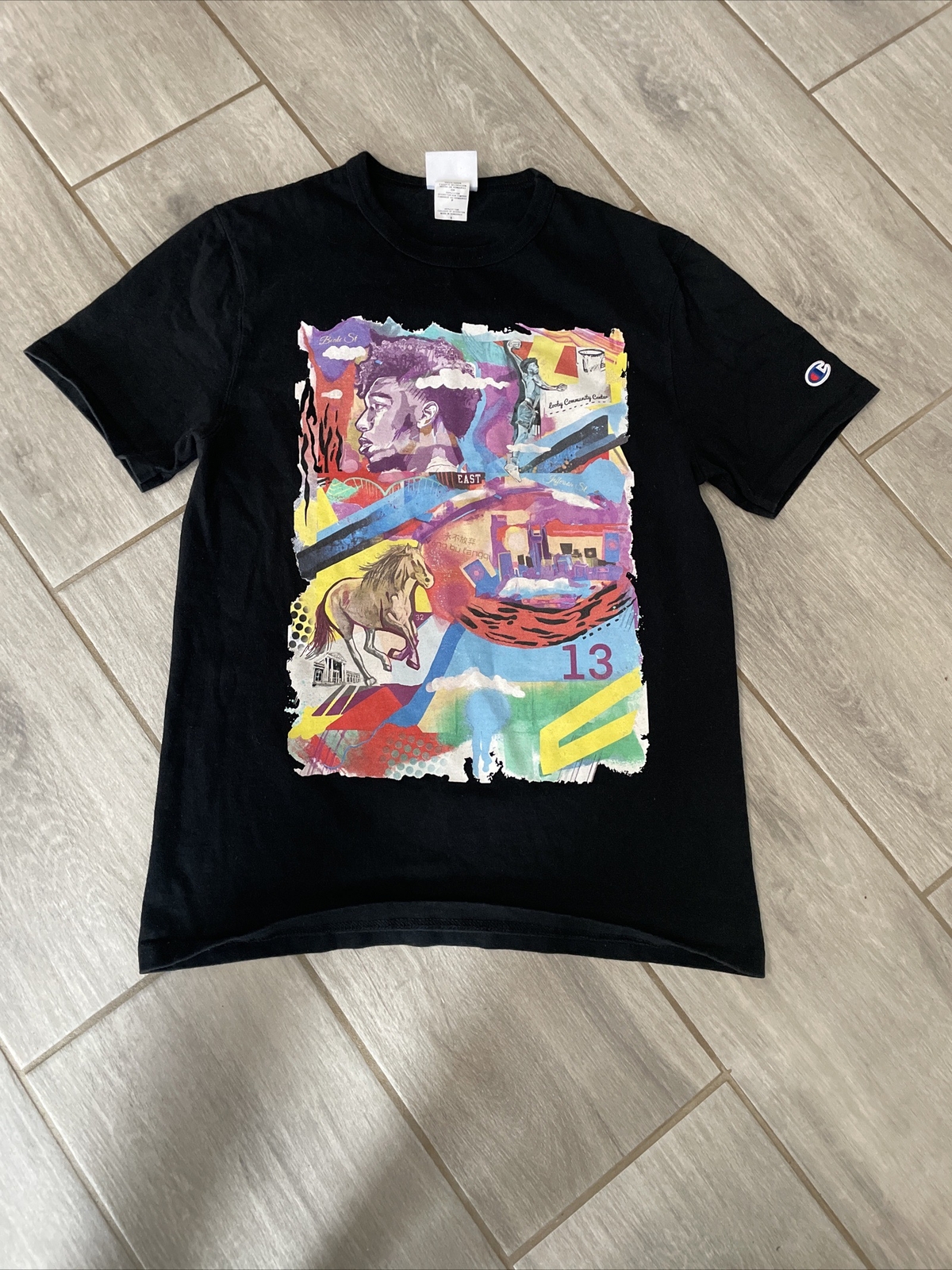 Champion x Memphis Tennessee James Wiseman Shirt Size Small Vtg 90s b8