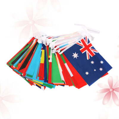 National Pays Drapeau Du Monde International Bruant Bannière mode