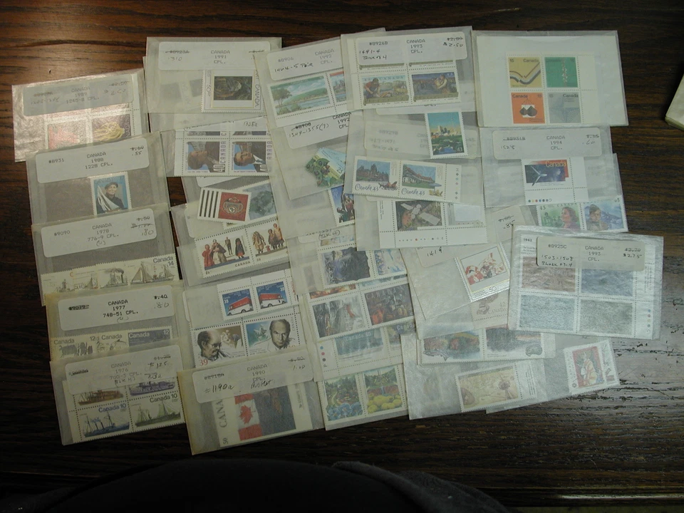 Canada Mixed Lot of Mint Stamps, Mostly Sets Never Hinged Nice Run of Materia... - Image 2 of 4
