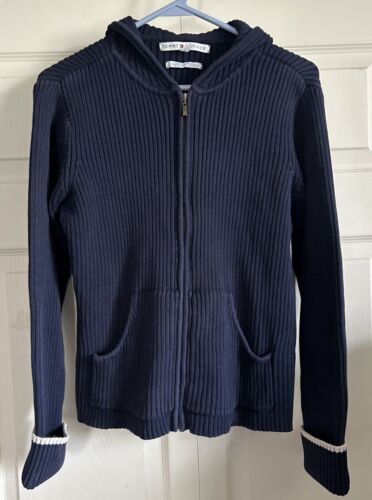 Tommy Hilfiger hooded ribbed sweater