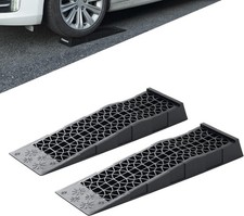 Ramps Low Profile Plastic Car Service Ramps 3 Ton Truck Vehicle - 2 Pack