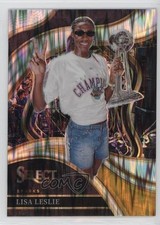 2024 Panini Select WNBA Courtside Silver Flash Prizm Lisa Leslie #249 HOF 8o0