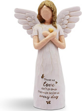 Angel Figurine Memorial Sympathy Gift Loss of Loved One Mom Dad Bereavement Deco