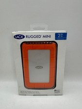 LaCie Rugged Mini 2TB USB 3.0 Portable External Hard Drive LAC9000298 NEW SEALED