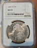 1883 CC Morgan Dollar certified MS 65 by NGC!