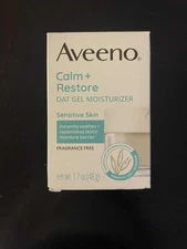 Aveeno Calm and Restore for Sensitive Skin, Oat Gel Moisturizer - 1.7oz