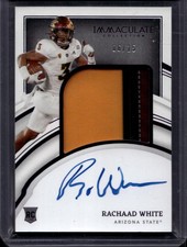 2022 Immaculate Collegiate Rachaad White Patch Autographs Purple #/15