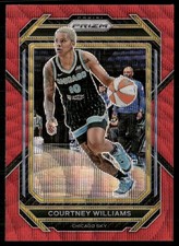Courtney Williams 2023-24 Panini Prizm WNBA Ruby Wave Chicago Sky #19
