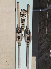 Vintage Handheld Pipe Threaders, One F. Armstrong the other The Eaton Cole with