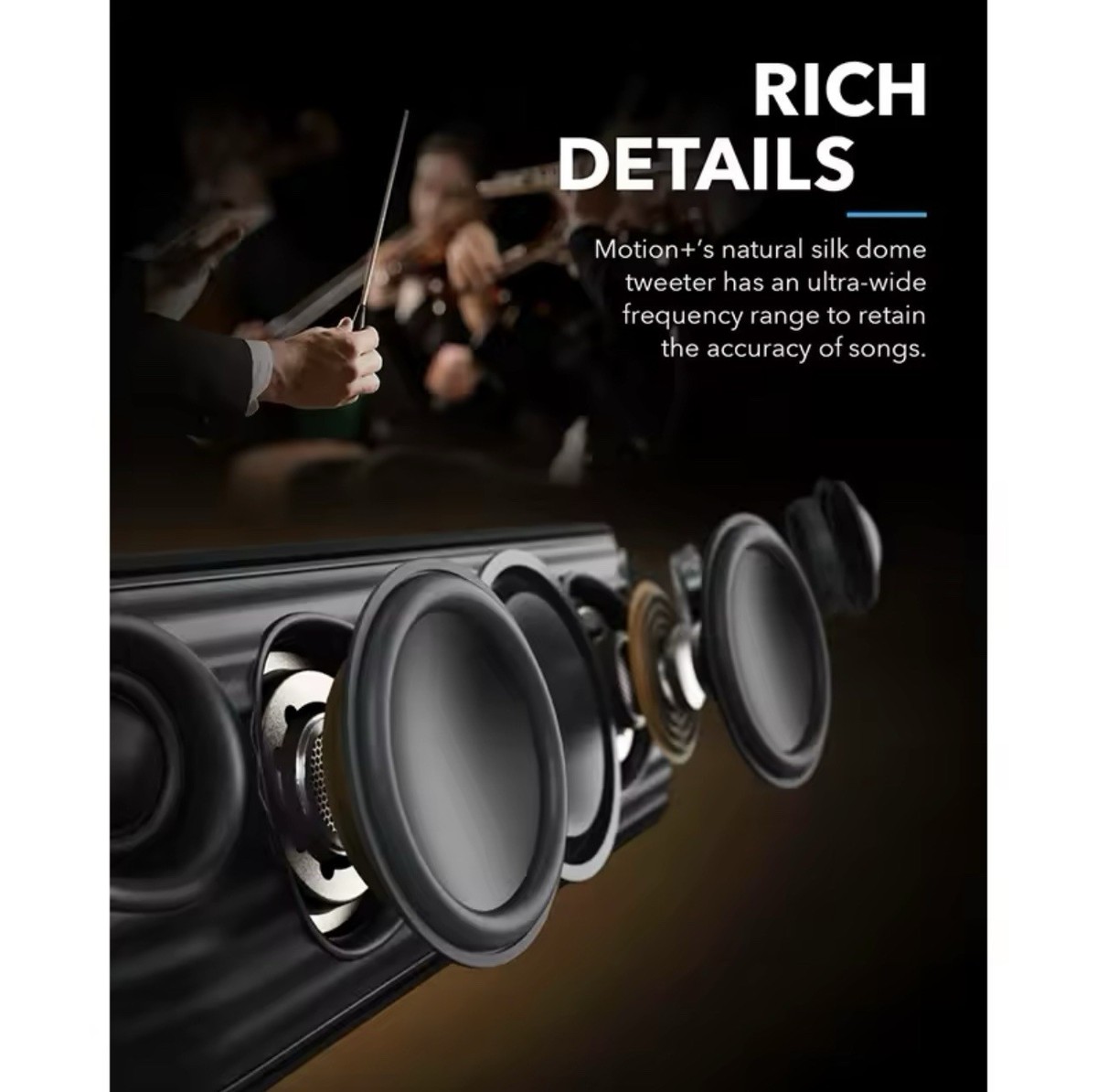 Soundcore motion+ 黒 Motion+ Speaker - soundcore US