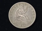 1870 Liberty Seated Silver Half Dollar Very Fine 30427