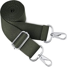 Wide Purse Strap Replacement for Crossbody, Messenger, Shoulder Bag Olive Green