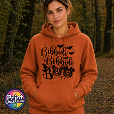 Bibbidi Bobbidi Boo Hoodie Fun Pumpkin Halloween Sweatshirt Cosy Unisex S-2XL