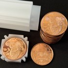 20x 1 oz .999 Copper Rounds Drop Bear KOALA 🐨 Design Tube 20 oz BU Coin Bullion — photo 4