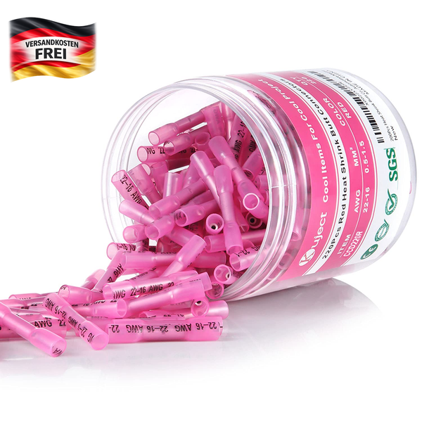 Kabelverbinder Set 210 StüCk Wasserdicht Schrumpfverbinder 10-22 AWG-image
