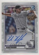 2020 Bowman Chrome Prospect Refractor 39/499 Karl Kauffmann #CPA-KK Auto 0cv