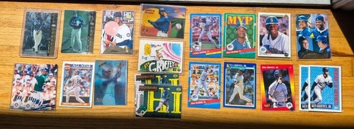Ken Griffey Jr Lot Of 20 Baseball Cards MLB Seattle Mariners NM Sleeved