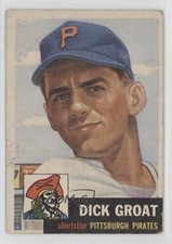 1953 Topps Dick Groat (Bio Information is White) #154 0mp7