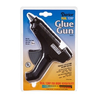 Hi-Line Gifts 6.5'' Dual Temperature Crafting Glue Gun